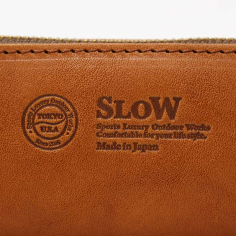 Slow down SLOW rubono Board note pen case pencil case mens womens leather 300S19C