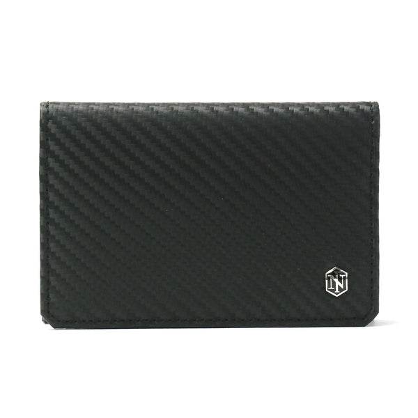 Neuenterse Business Card Case Grefite Thafe Men's Carbon Leather Leather Leather Made in Japan 3043