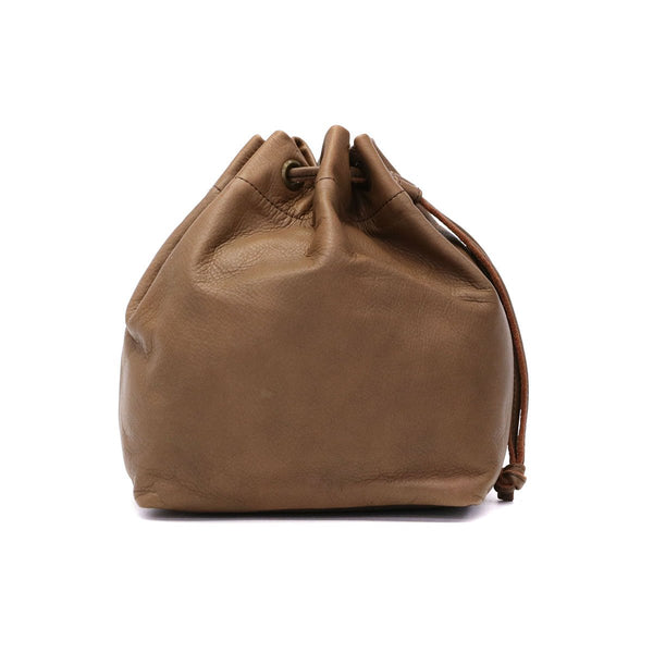 Creed drawstring bag Creed drawstring GARMENT garment drawstring pouch brand fashionable genuine leather pouch handheld leather bag men's ladies 306C11