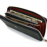 Neu interesse Wallet Long Wallet Atrito pusingan Fastener kulit lelaki panjang dompet yang dibuat di Jepun 3120