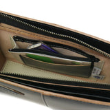 Aoki beg kedua beg COMPLEX GARDENS layu clutch bag kulit asli kulit hitam pemegang perniagaan 3679 lelaki