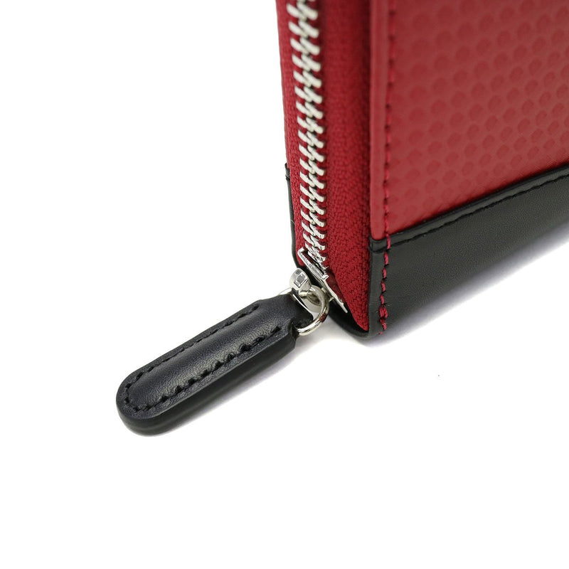 Neu interesse Wallet Purse Round Zipper Honeycell Purse Men's Leather Leather Leather Farbe Farbe 3680