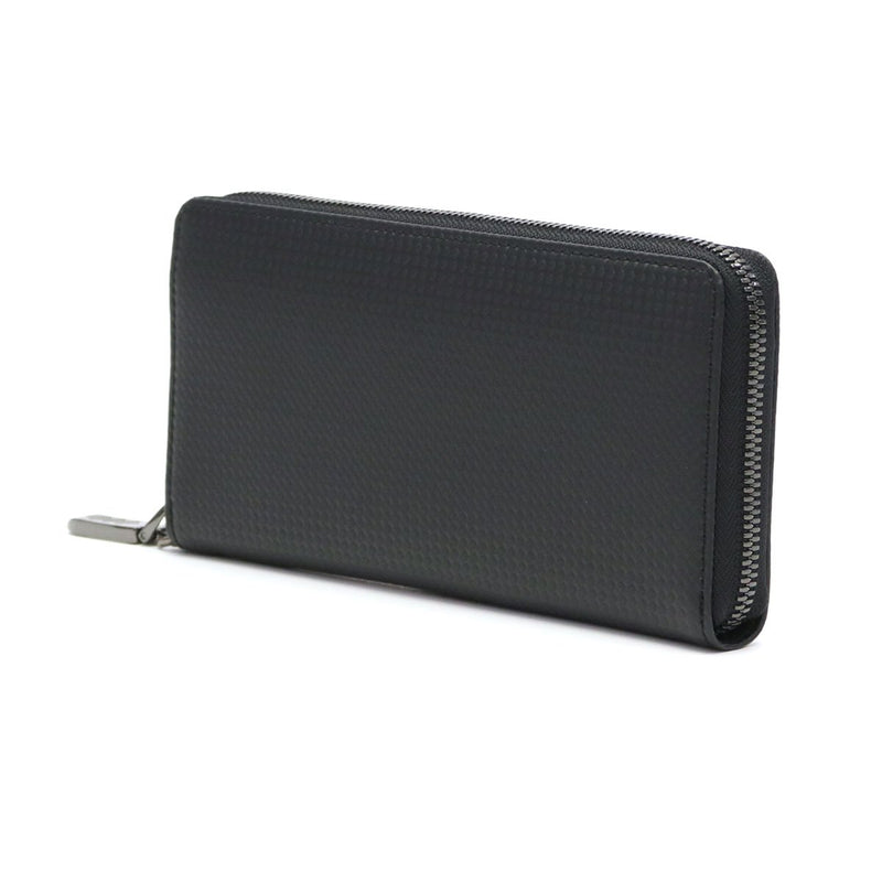 Neu interesse wallet long wallet round zipper men's hybrid leather leather Schatten Schatten 3879