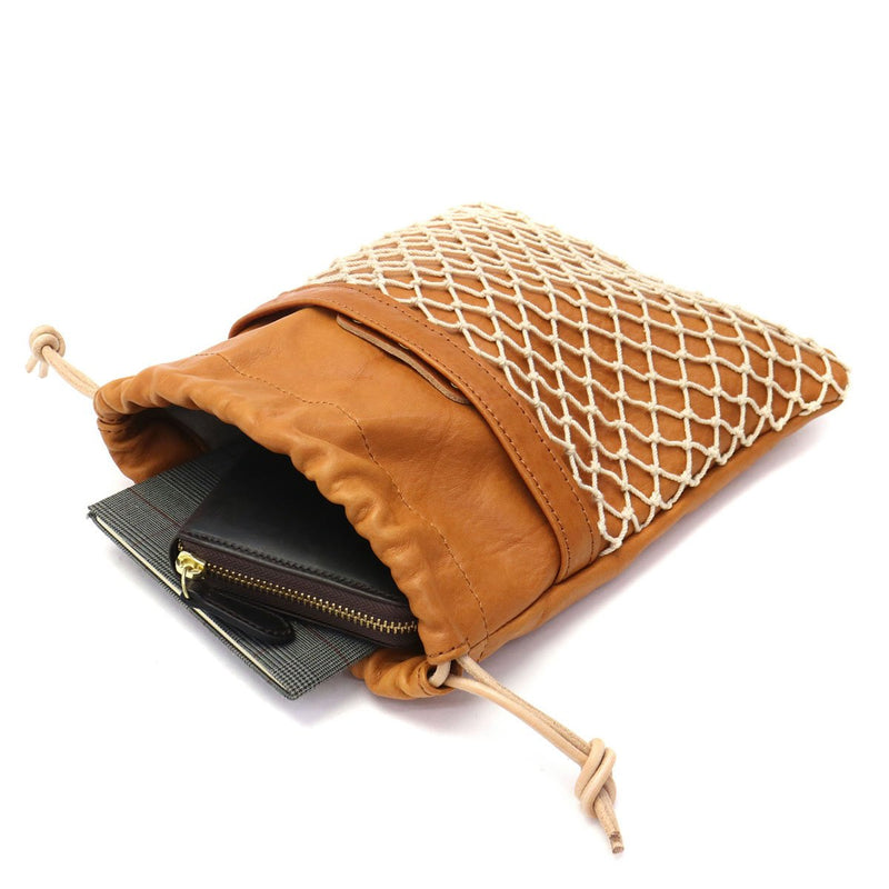 Slow Pouch SLOW Bono Bono Fishing Pouch S Glove Compartment Large Men's Women's Leather Genuine Leather 49S151G
