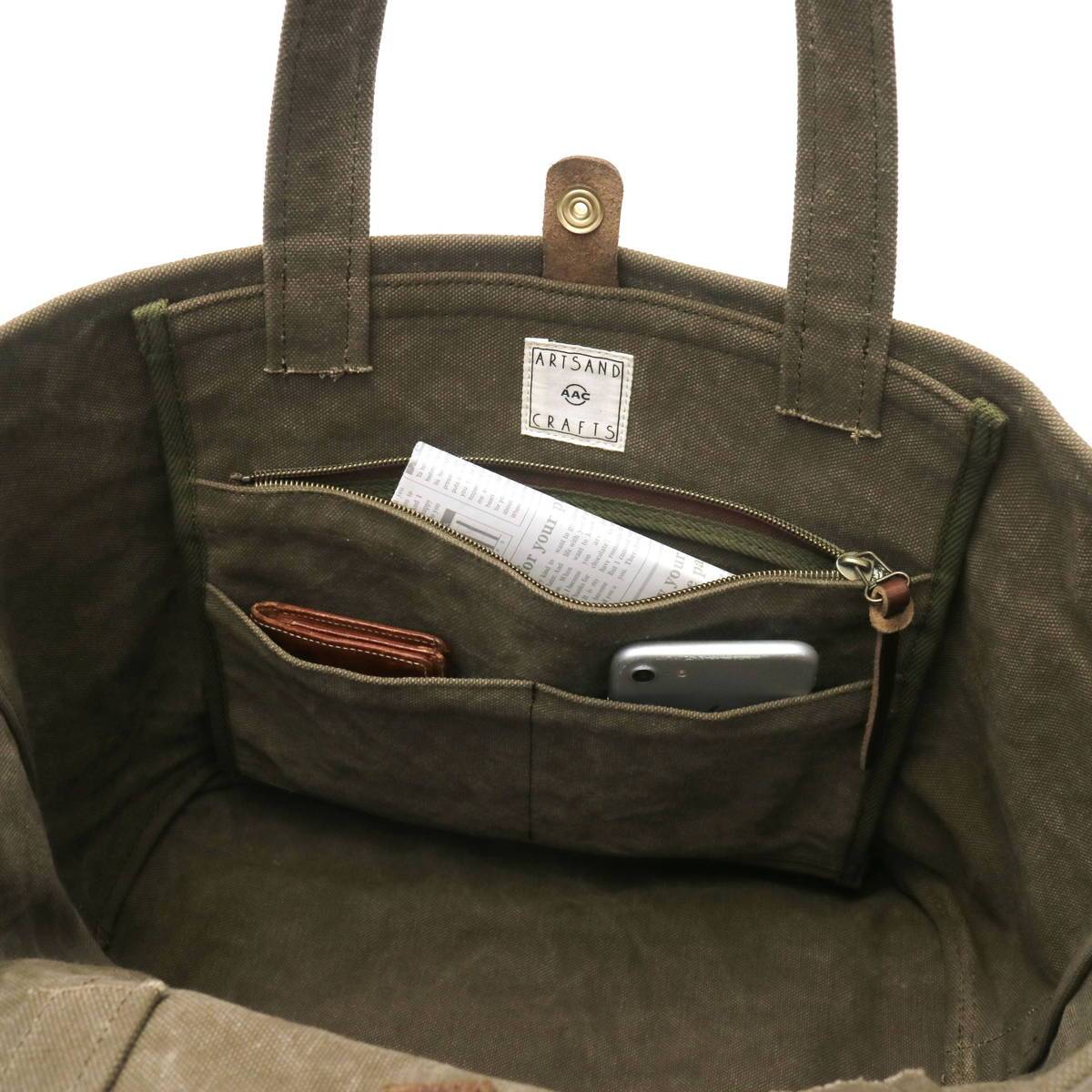 arts&crafts AGING CANVAS 2WAY TOTE トート aac0042_c002_850b1209-5b72-