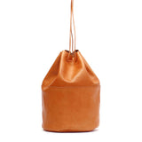 ARTS&CRAFTS HORSE LEATHER DRAW STRINGS POUCH XL drawstring bag