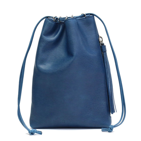 [Regular Dealer] Ergopok Bag HERGOPOCH Drawstring Bag Clutch Bag Shoulder Aqua Flow Series Aqua Flow Pouch Men's Women's Genuine Leather AF-DC