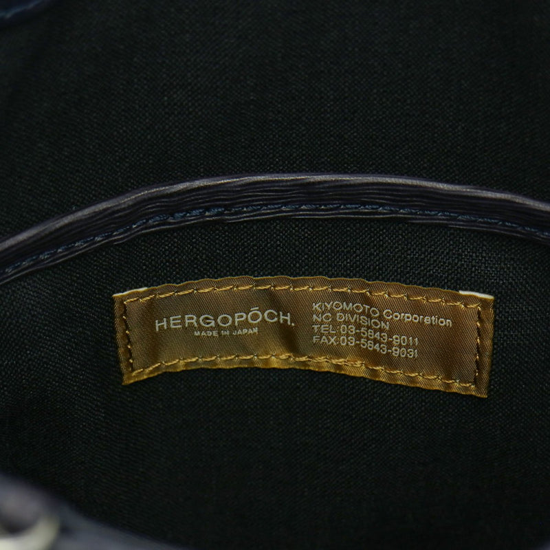 [常规经销商] Ergopok袋HERGOPOCH抽绳袋离合器袋单肩Aqua Flow系列Aqua Flow袋男士女士皮革皮革AF-DC