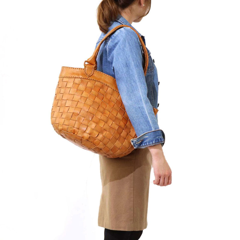Lovita羅比塔袋手提袋網狀皮革手提袋花卉手提袋L尺寸女士AN-052L