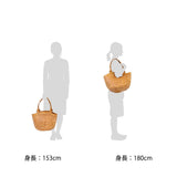 Lovita羅比塔袋手提袋網狀皮革手提袋花卉手提袋L尺寸女士AN-052L
