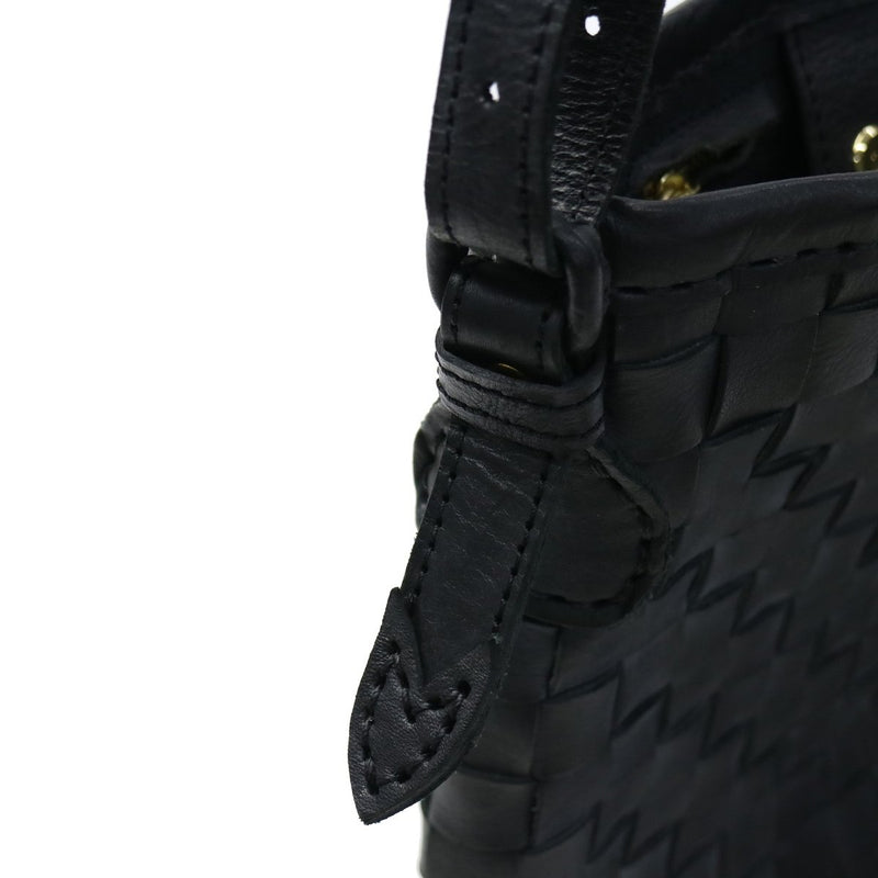 【Regular handling shop] process robita bag shoulder mesh leather anyam nya robita shoulder bag diagonal is the only bag Womens leather type AN-219