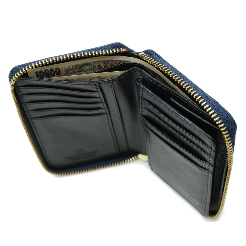 NELD ネルド 二つ折り財布  財布 ラウンドファスナー box型小銭入れ CAMO カモ 迷彩 メンズ レディース AN128