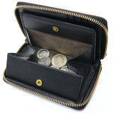 NELD 비즈니스 카드로 지갑 지갑 라운드 파스너 상자 유형을 지갑 CAMO camo 위장에 남성 여성 AN128