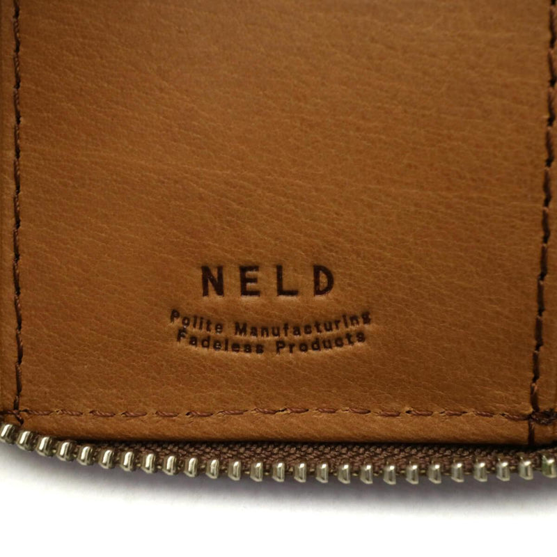 NELD 內爾多 FINE 精細圓形拉鍊雙折錢包 AN167。