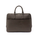 anary Aniari Grid Leather Grid Leather Briefcase 25-01000