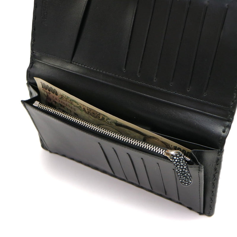 El diva工具的钱包L.E.D.叮咬的钱包带有一个薄射线集的钱包结束皮魟的法律系统男子的真皮B-2341父亲的天