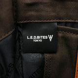 Beg Badan L.E.D. Bites L.E.D.BITES COW H'Cowash One Shoulder Bag Diagonal Kulit Asli Lelaki Boleh dikembangkan B-308A