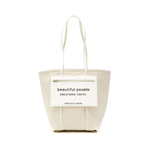 Tote bag 1045611968 with the beautiful people beautiful people logo pocket