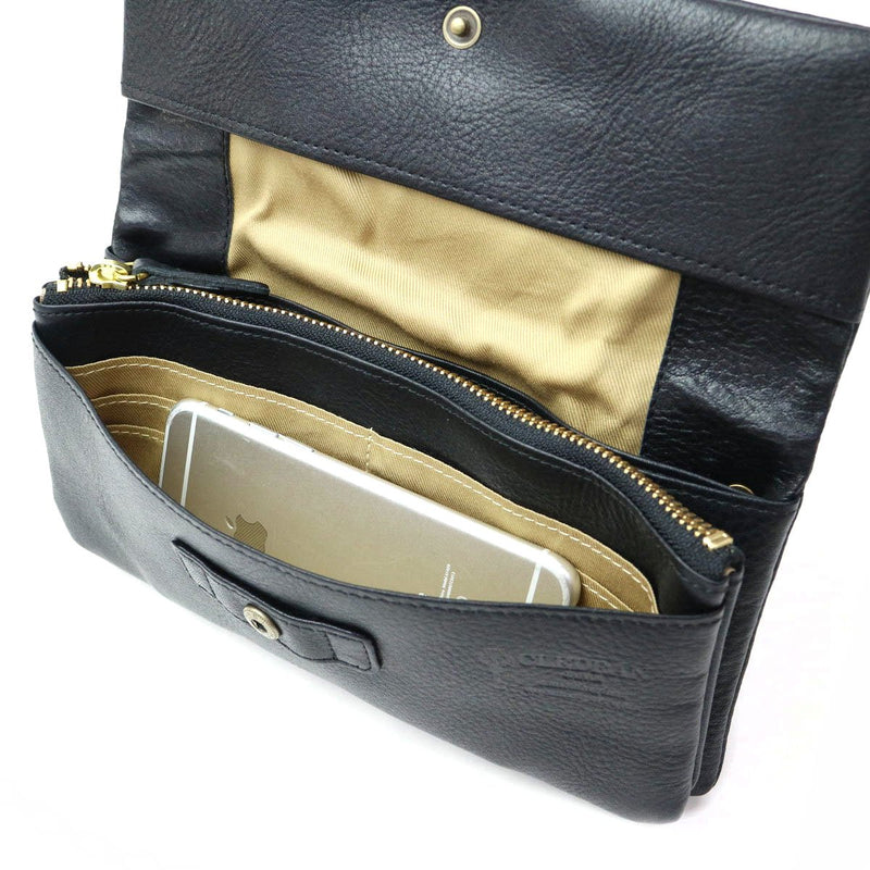 It is shoulder bag Lady's wallet bag wallet shoulder mini-shoulder real leather CL-2456 at creed orchid bag CLEDRAN wallet pochette 2WAY pochette ECRA Eclat mini-shoulder bias