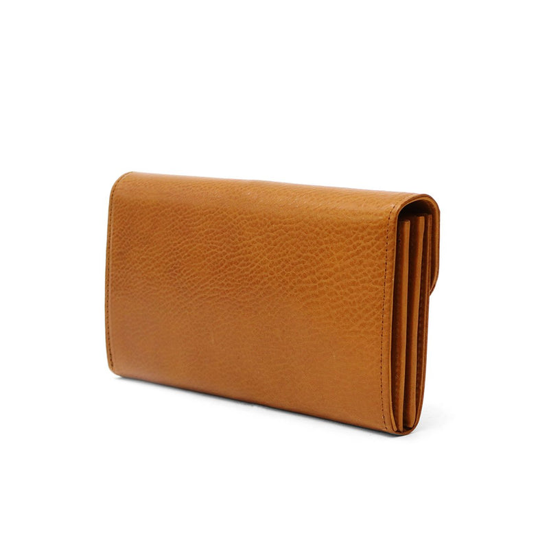 The online wallet CLEDRAN wallet Garson type FLEUVE the vintage leather-leather LONG WALLET Womens CL-2670
