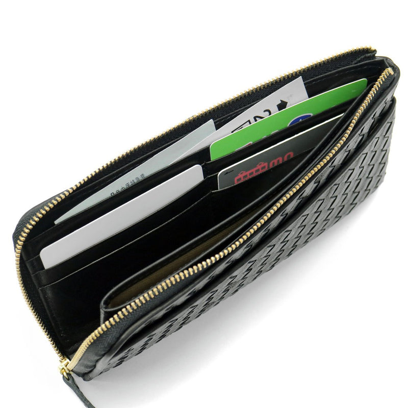 Credlan dompet lama dompet kulit asli ECRI ekri berbentuk L zip wanita LAMA DOMPET CL-2726