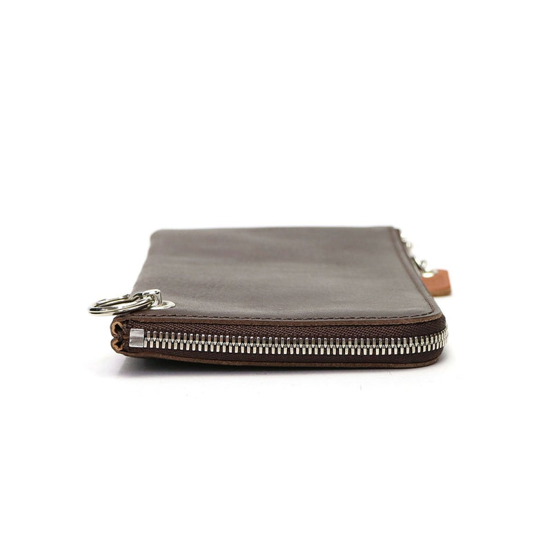 Clamp wallet CRAMP L-shaped zipper long wallet Italian Shrink