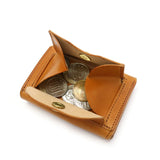 夹钱包抽筋三倍的钱包缩小意大利皮革皮的小钱包三倍的男女池之端银革铺Cr-170
