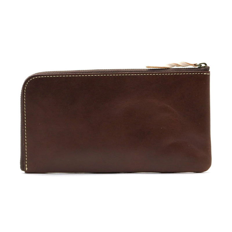 MARINEDAY Marine Day Oil Leather L-shaped Fastener Wallet FLAT4
