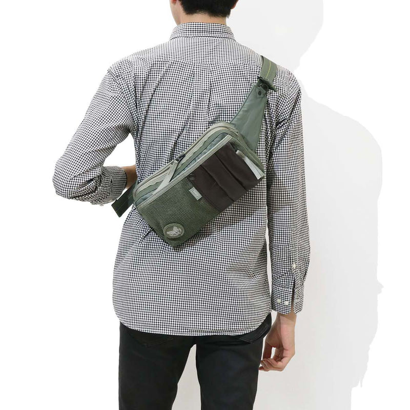赫維斯特標籤腰包 HARVEST LABEL CUSTOM 自定義 WAIST POUCH 腰袋身體袋軍事男士收穫標籤日本製造的 HC-0101。