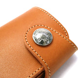 Red Moon Bilipat Wallet REDMOON Wallet pendek Wallet pendek dompet duit syiling kulit lembu hantu S-GT2