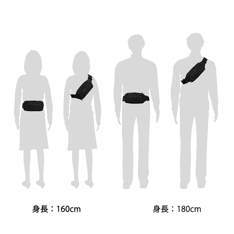 【日本正規品】インケース ウエストポーチ Incase ウエストバッグ Side bag サイドバッグ 小さめ 小さい コンパクト 斜めがけ フライトナイロン アウトドア カジュアル メンズ レディース 37181017