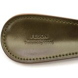 FESON FESON shoes Bella key chain shoehorn slipper cell phone key ring cord van leather men's ladies leather genuine leather KH02-006