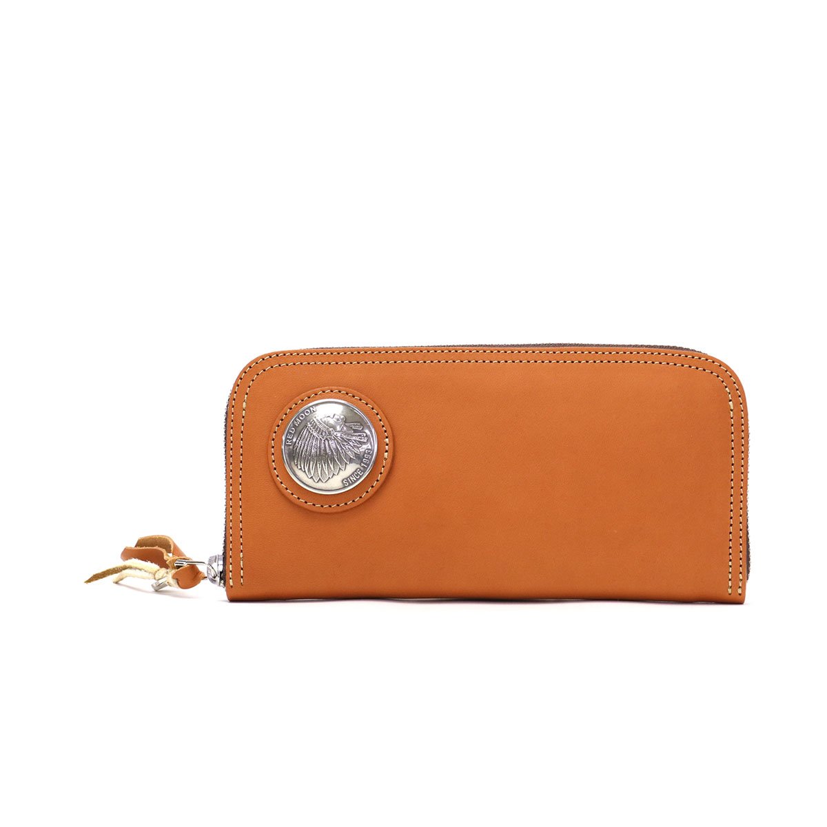 レッドムーン 財布 REDMOON 長財布 ROUND CONCHO WALLET ラウンドコンチョウォレット ラウンドファスナー 小銭入れあり  メンズ レザー 牛革 LP2000-RMA
