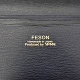 FESON feh loss card case ticket water シボ accordion gusset card case men leather real leather card case MI05-007