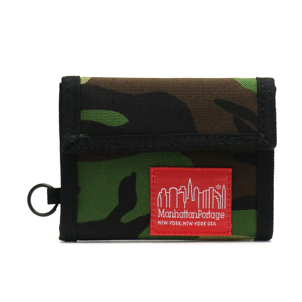 [일본 정품】Manhattan Portage 지갑 Manhattan Portage tri-fold wallet 작은 지갑 맨해튼 파크 애비뉴 지갑 컴팩트한 지갑으로 남성 여성 MP1013
