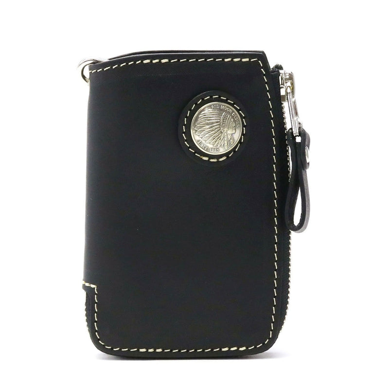 Red moon key case REDMOON L character fastener slender key case case cowhide real leather men leather leather RM-LZKC-L