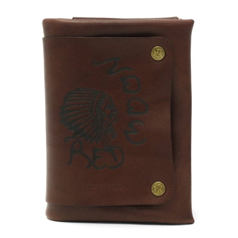 Red Moon Bilipat Wallet REDMOON Wallet SHORT WALLET Wallet pendek dompet hantu model berlapis syiling dompet yang ada kulit lelaki kulit lembu hantu S-GT3