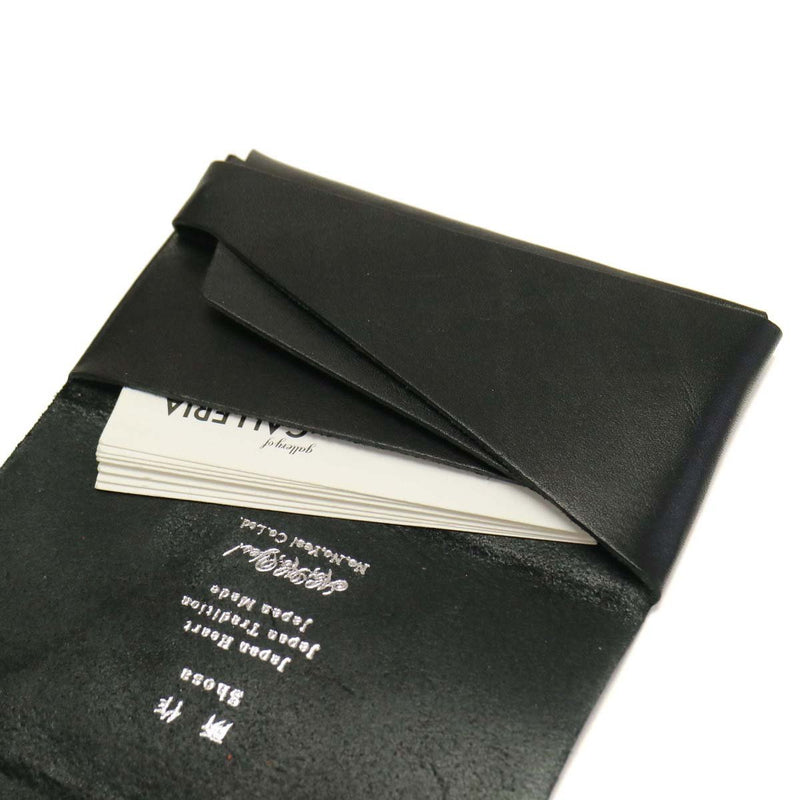 行动卡夹SHOSA Shosa名片夹基本卡套基本皮革真皮可折叠SHO-CAR-A
