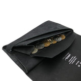长款钱包SHOSA长款钱包Washi LONG WALLET黑色和纸真皮真皮可折叠SHO-LO1-C-KUROWASHI