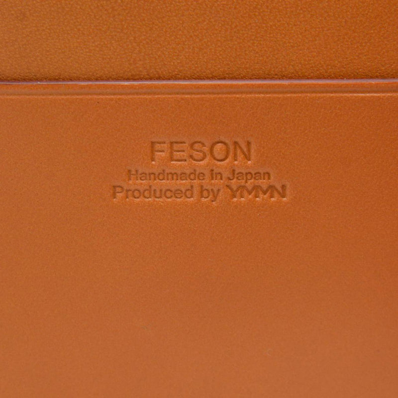 费森FESON两折叠钱包,新娘邮票,男士皮革,皮革和小现金。