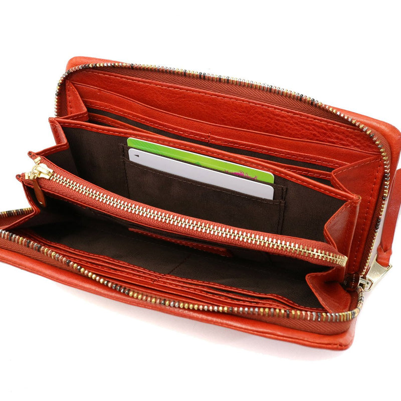 Sorachina Long Wallet SOLATINA Wallet kulit asli pusingan Fastener jenama lelaki wanita SW-60050