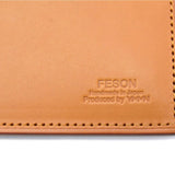 FESON FESON long wallet bridle cut with F bundled men's leather genuine leather coin purse TB01-002