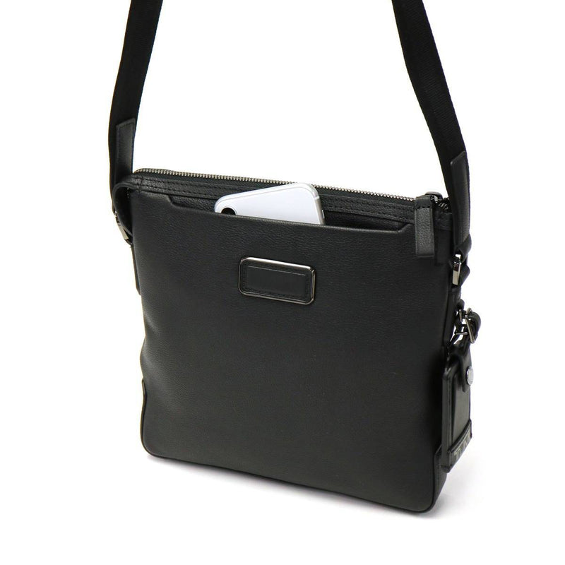 TUMI Shoulder Bag ALPHA 3 Pocket bag small leather Black mens Used –  JP-BRANDS.com