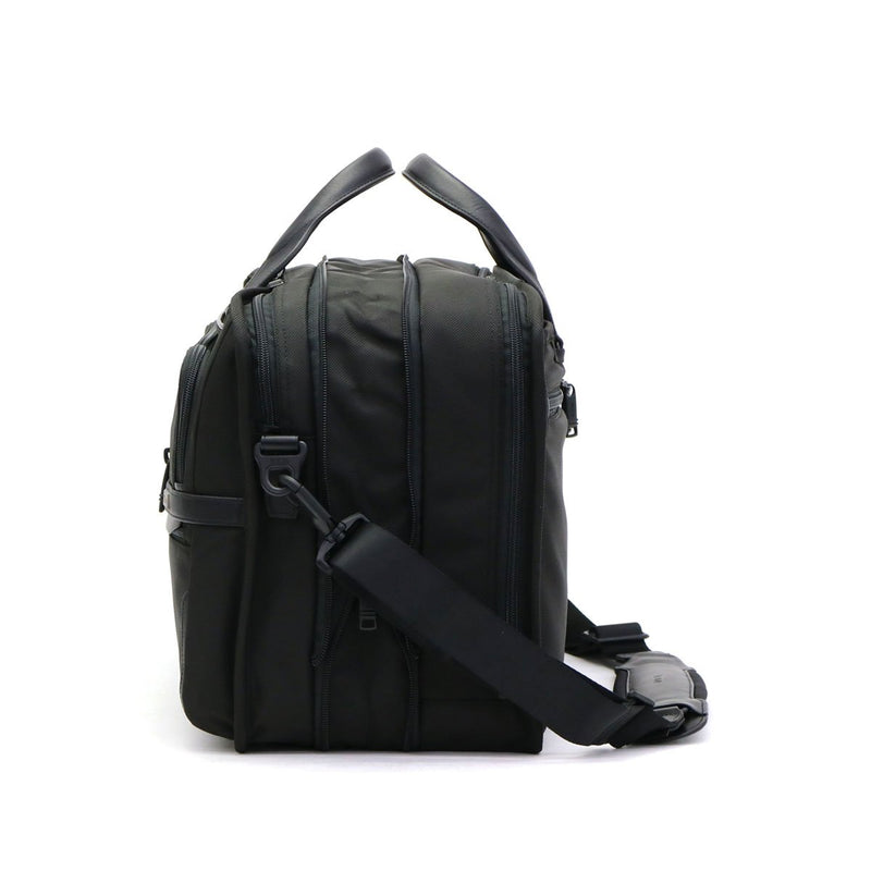 Tumi Alpha Laptop Briefcase Messenger Bag Black Crossbody Nylon Expandable  Q