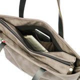 Beg tote misai MUSTACHE dengan perniagaan zip A4 yang berulang-alik menghadiri wanita lelaki sekolah VYE-4806
