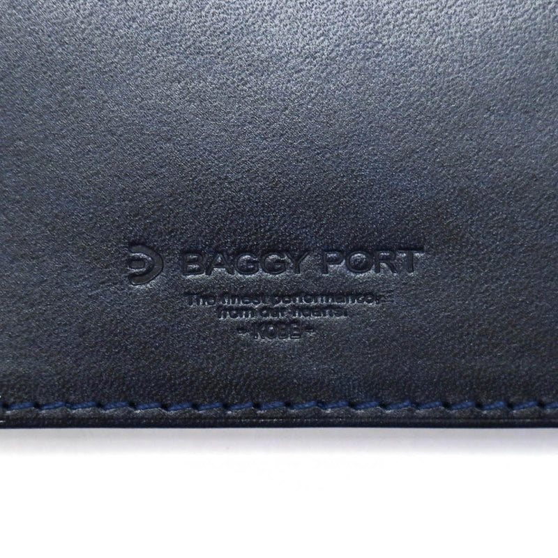Baggicport Card Case BAGGY PORT Name Card KOI INDIGO DYE SMOOTH Lazeed Leather Business Menus Ladies KOI Coaeii ZYS-094